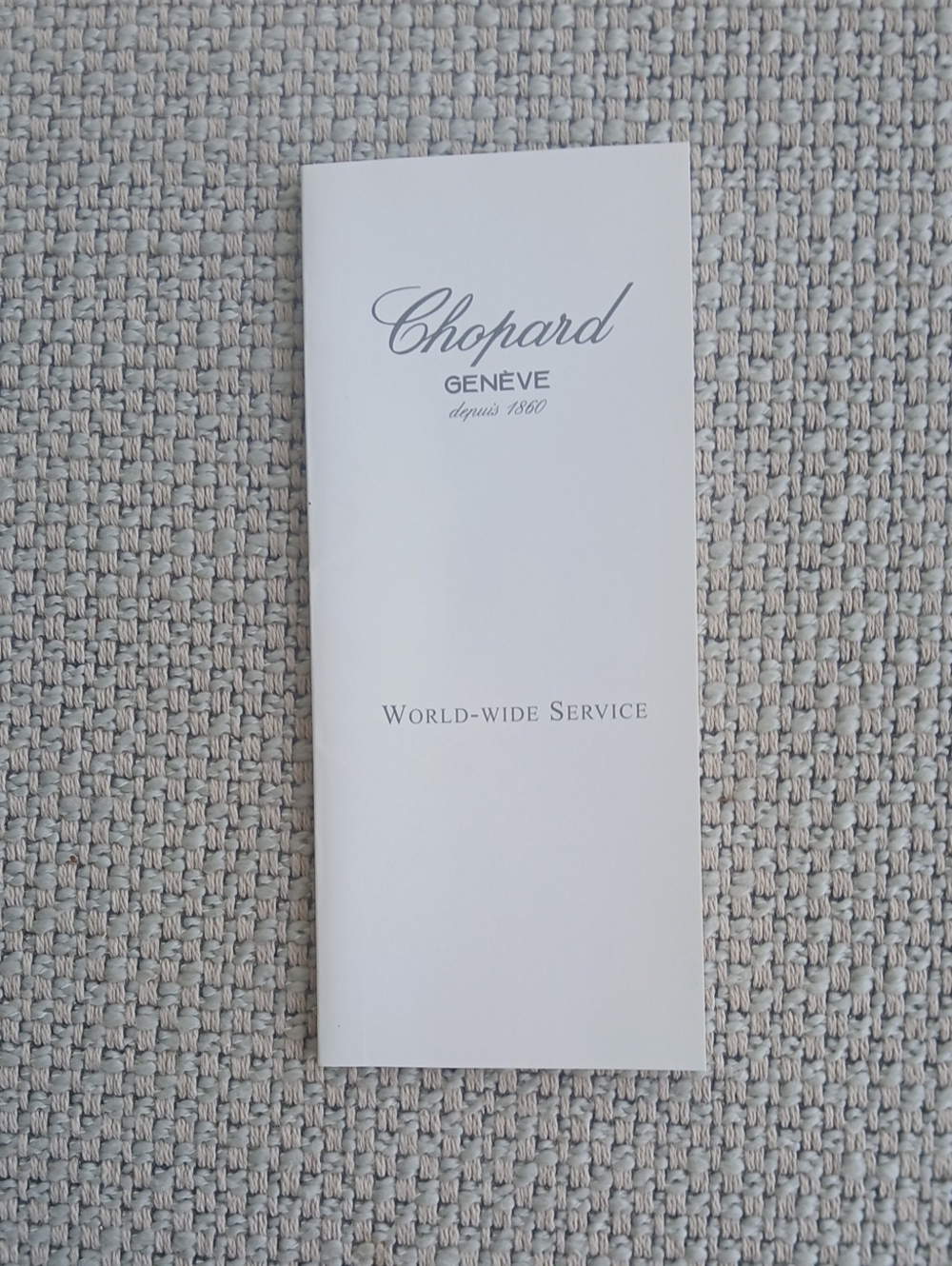 Chopard booklet